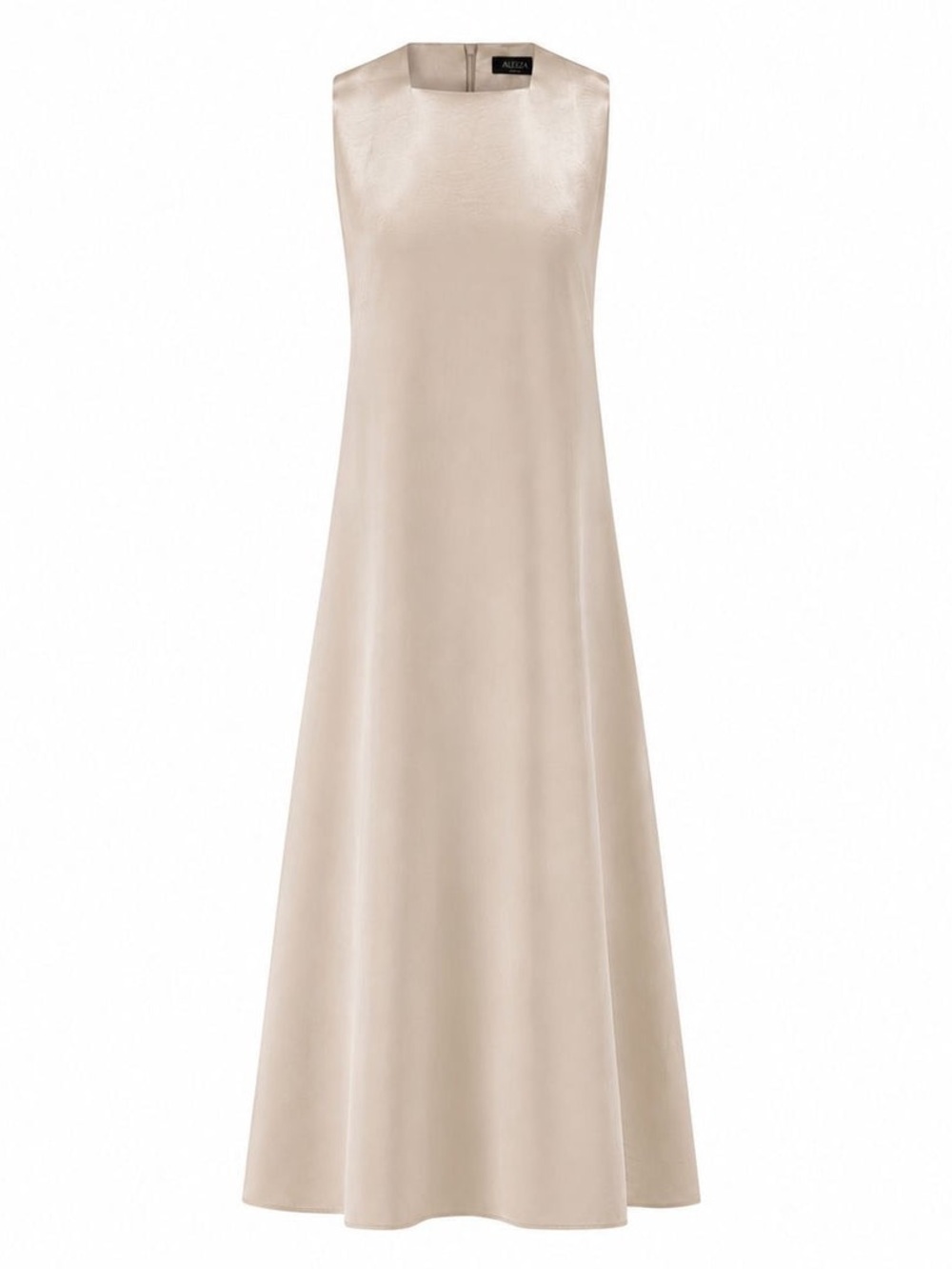 Aleeza Paris sleeveless trapeze maxi dress, pink, size XL Blush pink